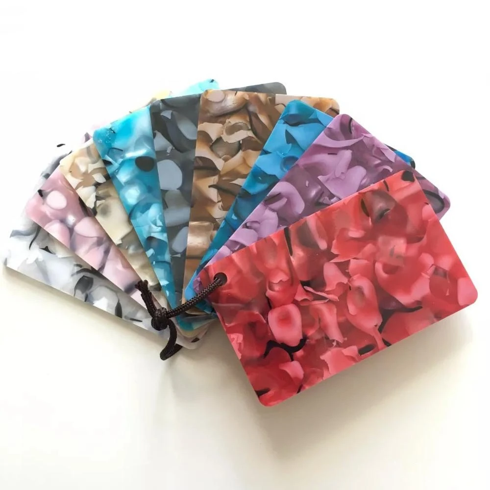 Wholesale 4X8ft Round Sheet/Board blue acrylic cellulose acetate sheet