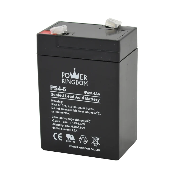 High Quality 4ah  6v Lead Acid Battery Agm Vrla Storage Batteries Rechargeable Batteries