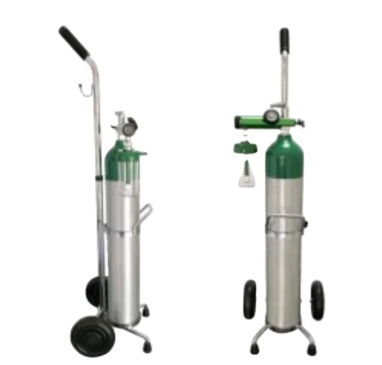 HG-IG ISO7866/DOT Aluminum Oxygen Cylinder , MD ME Series Medical oxygen O2 tank  for sale