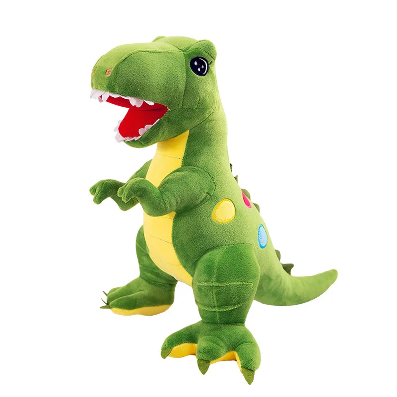 YIWU ALLSHINE 2022  new product cute  plush soft green dinosaur comfortable toys sleeping dinosaur toy