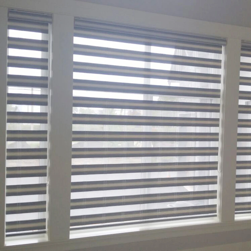  Best price blackout smart zebra blinds shades shutters manual or motorized custom electric automated for
