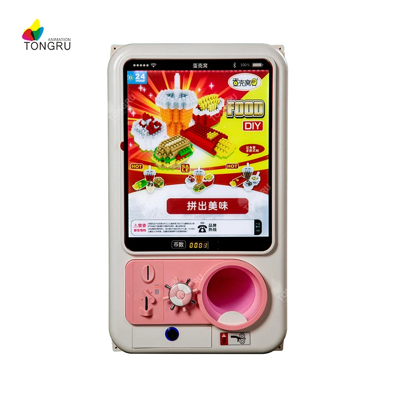 Premium Gashapon Machines New Design Token Style Wholesale Coin Operated Capsule Toy Vending Machine Changeable Token Quantity