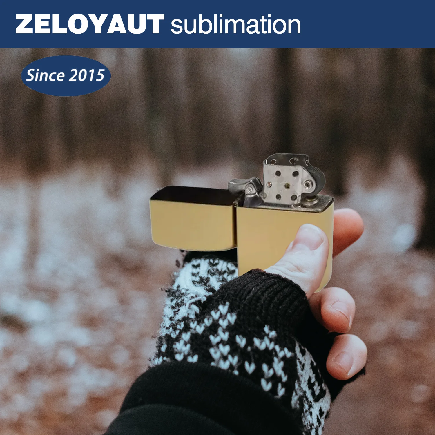 ZELOYAUT wholesale sublimation blanks, customized lighter, metal vintage lighter, blank sublimation lighter, father gift