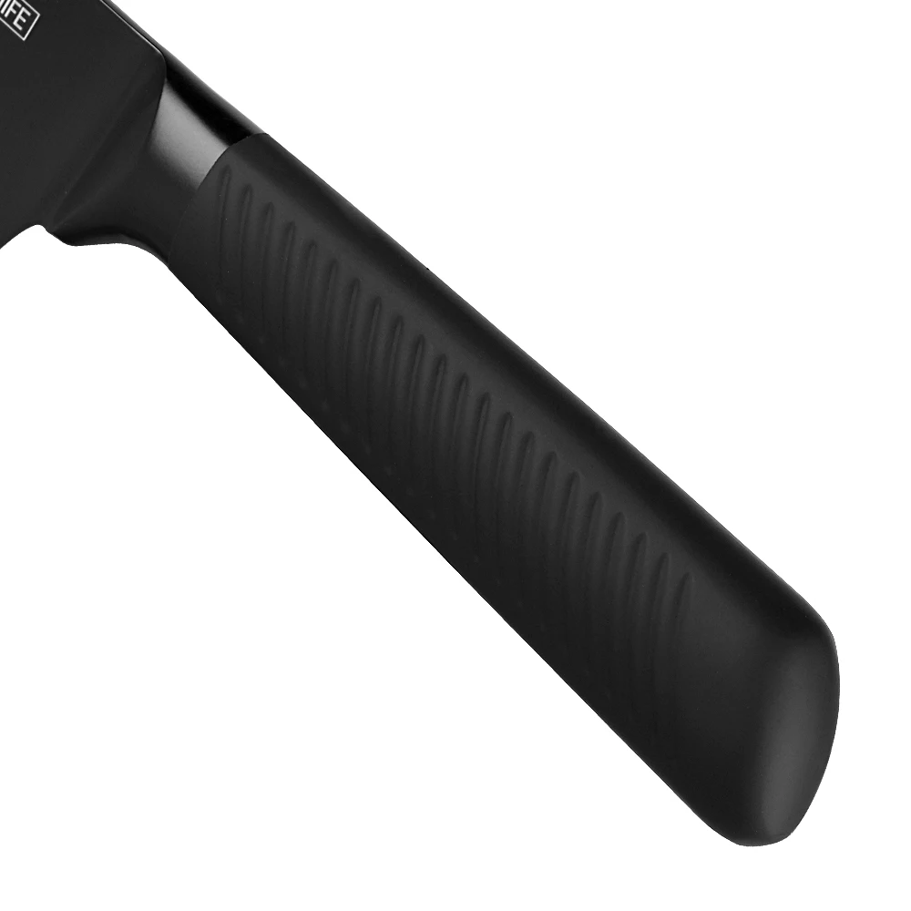 14PCS Hollow handle knife set 8 inch Slicer knives black kitchen professional chef Steak knife with sharpener