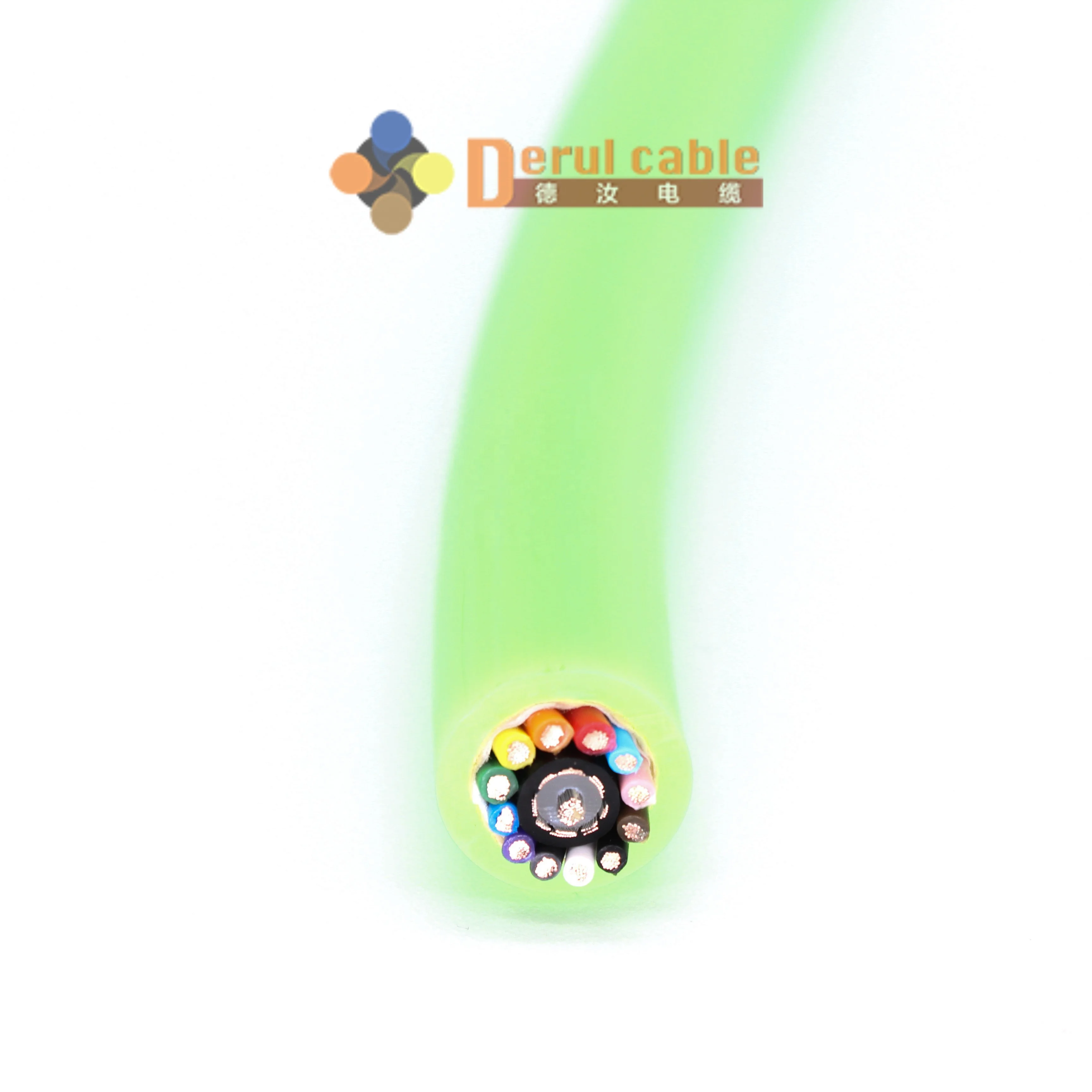 Multi core flexible cable for CNC machine tools