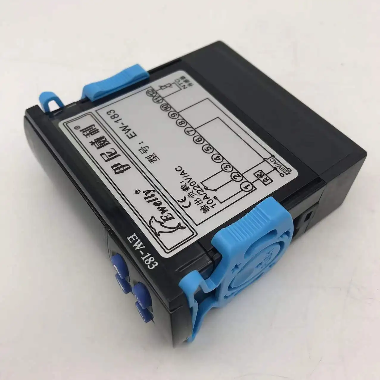 Ewelly электронные цифровые интеллигентая (ый) EW-183 220 напряжение 10A полимерная батарея с настраиваемым выходным Высокоточный контроллер температуры зондом