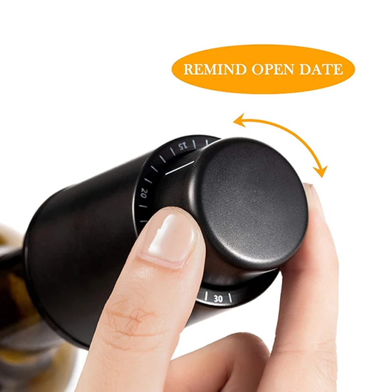 Винные бутылки пробки вакуумные винные пробки многоразовые винные консерванты со шкалой времени