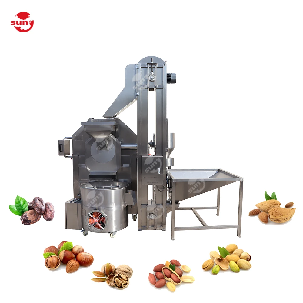 Nut roaster small sunflower seed peanut roasting machine industrial coffee roasting machines