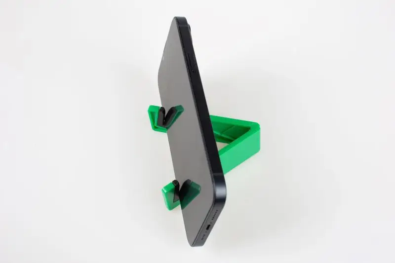 High Quality Travel Plastic Folding V Shaped Mobile Phone Holders Stand for Desk with  your  logo