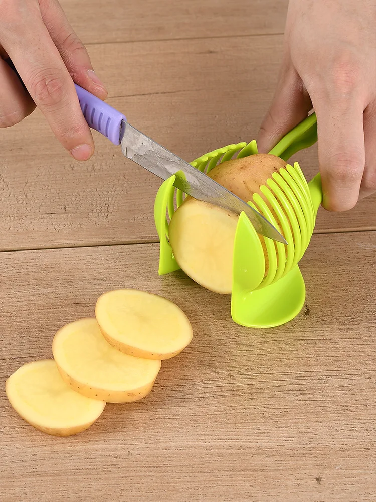 Hot Sale Handheld Slicing Machine Tomato Slicer Fruit and Vegetable Cutter Stainless steel Slicer