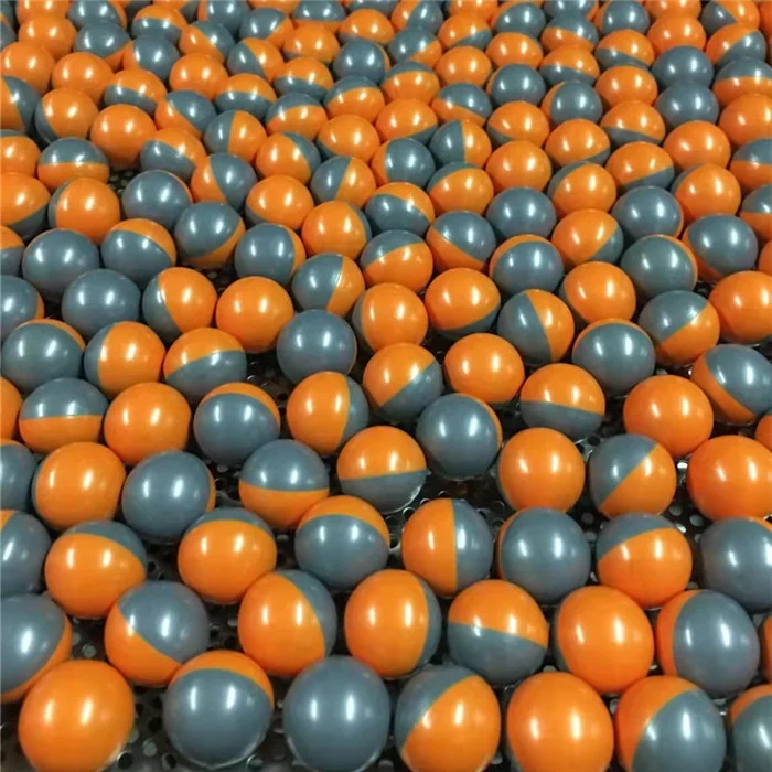 Colorful paintball balls with 0.68 caliber from professional paintball factory