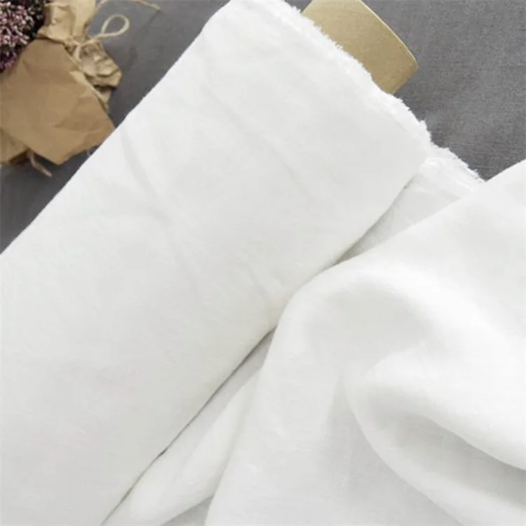 
China Suppliers Wholesale Dyed Washed Lightweight Soft 100% Organic French Belgian Flax Linen Fabric For Curtain/Clothing 