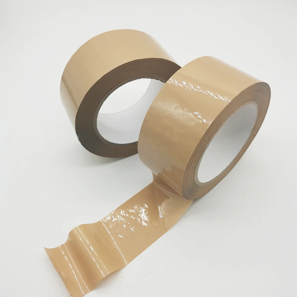 48mmx100m high tensile force strong adhesive bopp brown packing tape bopp film teip