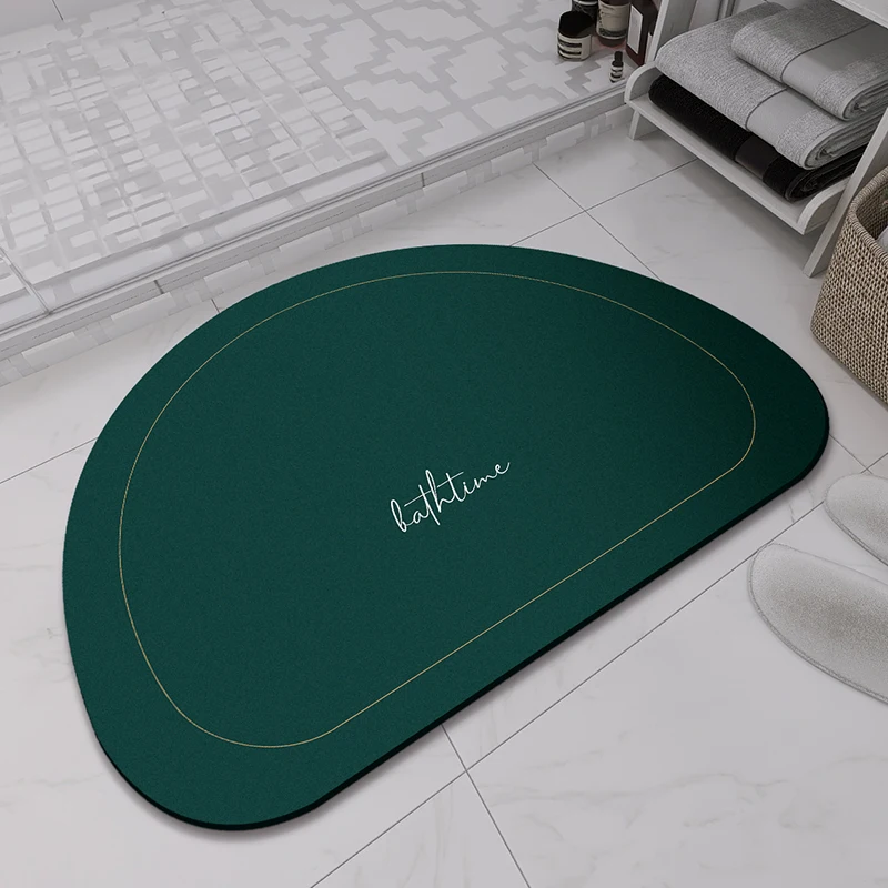 Hot Selling Foldable Easy Clean Super Water Absorbency Soft Diatomaceous Earth Bath Shower Mats