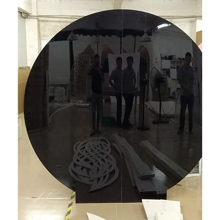Wedding Event Supplies Party Acrylic Circle Backdrop Wall Wedding Supplies Decoration Round Acrylic Backdrop Stand Panel