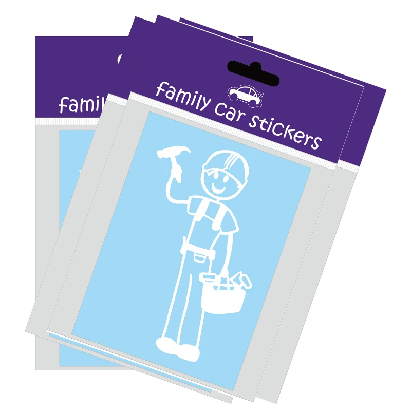 Personalized magnetic car decoration die cut magnet sticker