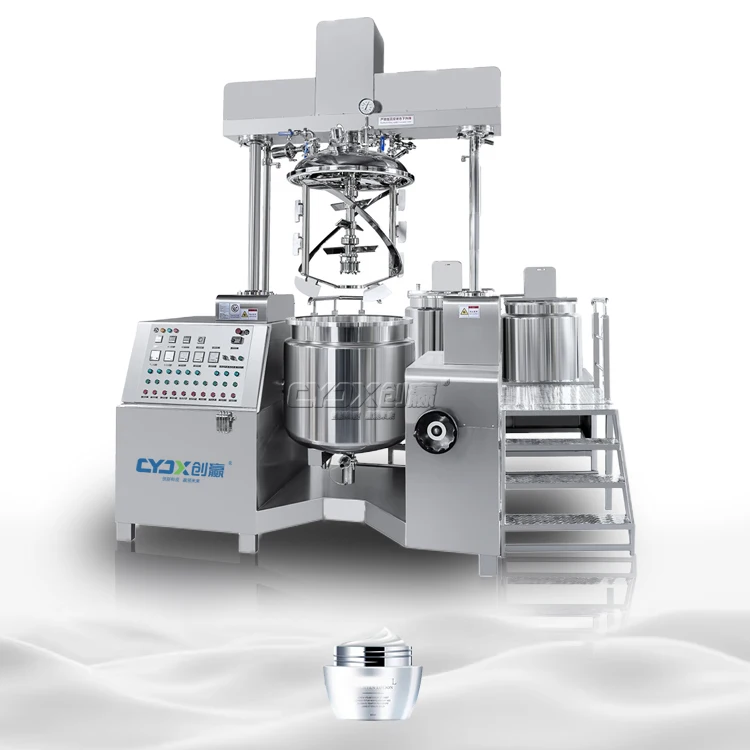 CYJX Water Oil Hydraulic Lift Homogenizer Vacuum Emulsion Mixer Mixing Homogenizer