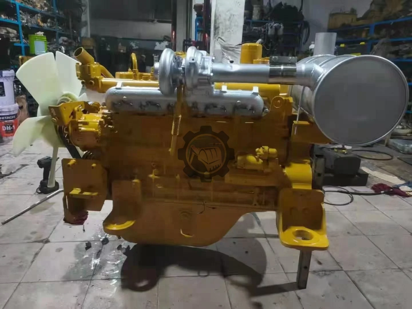 Original Used E320 E320C Excavator Engine For Mitsubishi S6KT S6K Diesel Engine Assembly