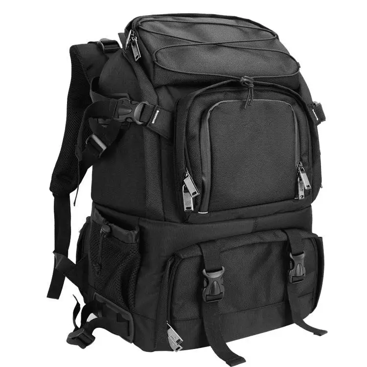 Quality Custom Logo Shoulders Scratch-proof Photography Camera Bag Dslr Basic Camera Backpack Bag With Laptop Compartment