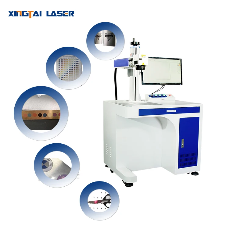 MOPA Desktop Portable All-In-One Optical Fiber Laser Marking Machine Desktop Portable 3d Fiber Laser Marking Machine