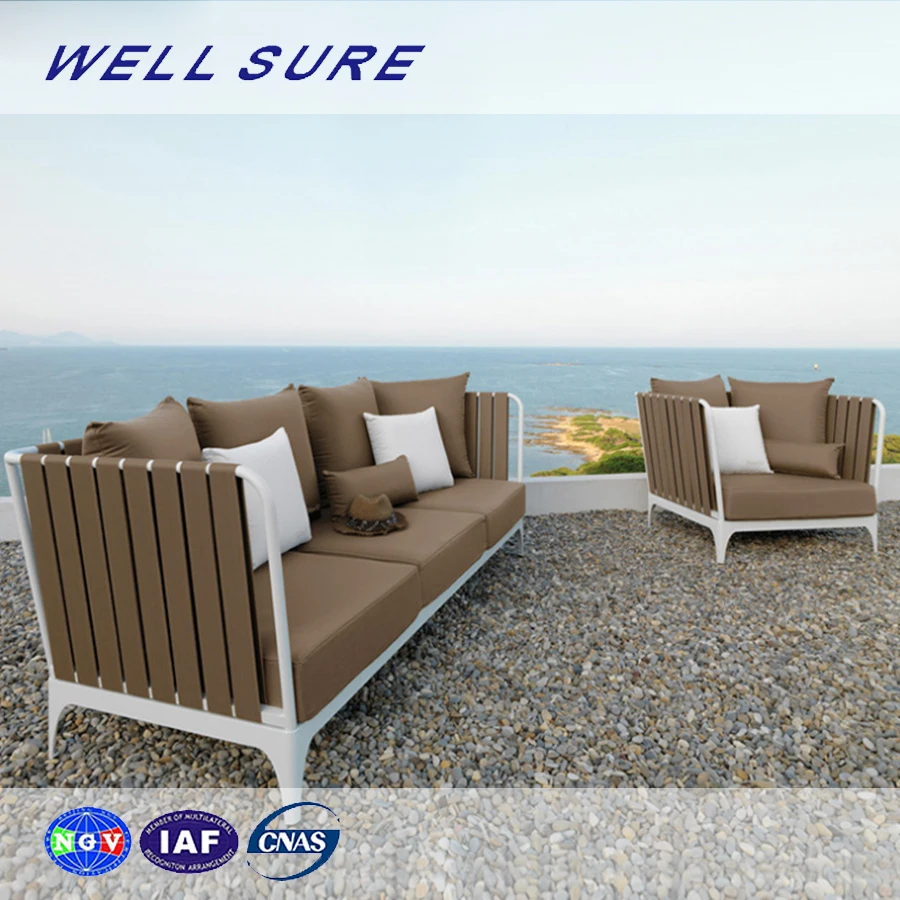 Modern simplicity Outdoor furniture patio rattan wicker custom design cheap sofa classic china