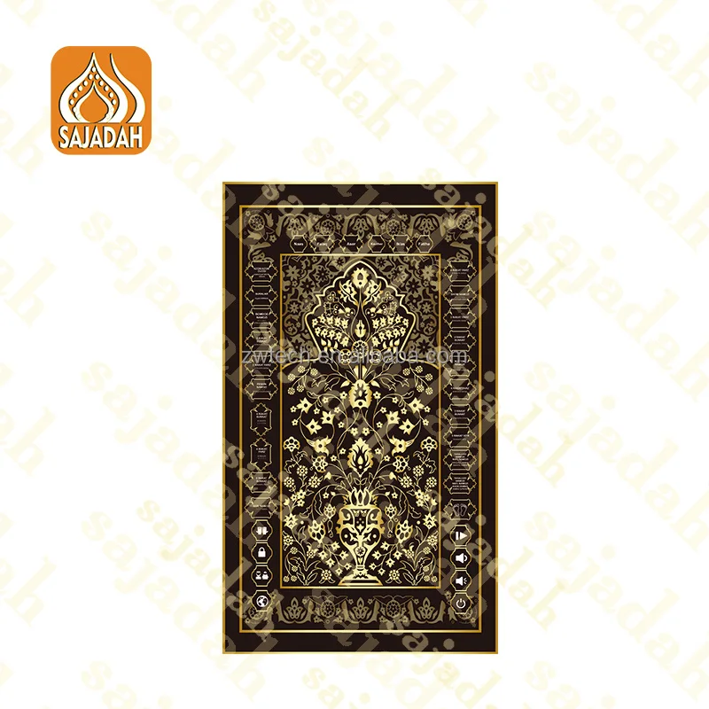 Оптовая продажа большой размер детский молитвенный коврик полный Коран аудио электронный с 5 языками sejadah Uzbekistan