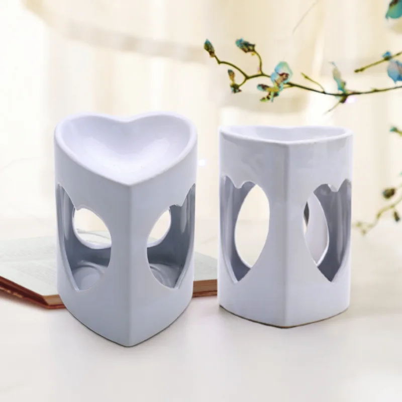 Heart tea light  Essential Oil Burner, Fragrance Warmer Aromatherapy Wax Candle Warmer Diffuser Aromatherapy Stove