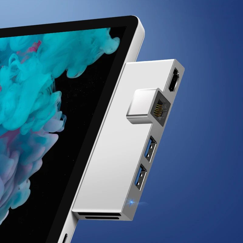 Конвертер док-станция для ноутбука usb c адаптер из алюминиевого сплава 3 в 1 usb c концентратор док-станция 3