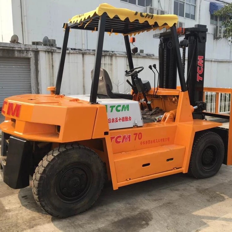Excellent Quality Used FD70 TCM 7T Forklift ,3T 5T 10T 20T Tcm Forklifts Original From Japan for sale