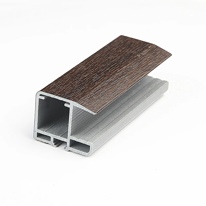 New white color glossy plastic extrusion profiles used fridge parts