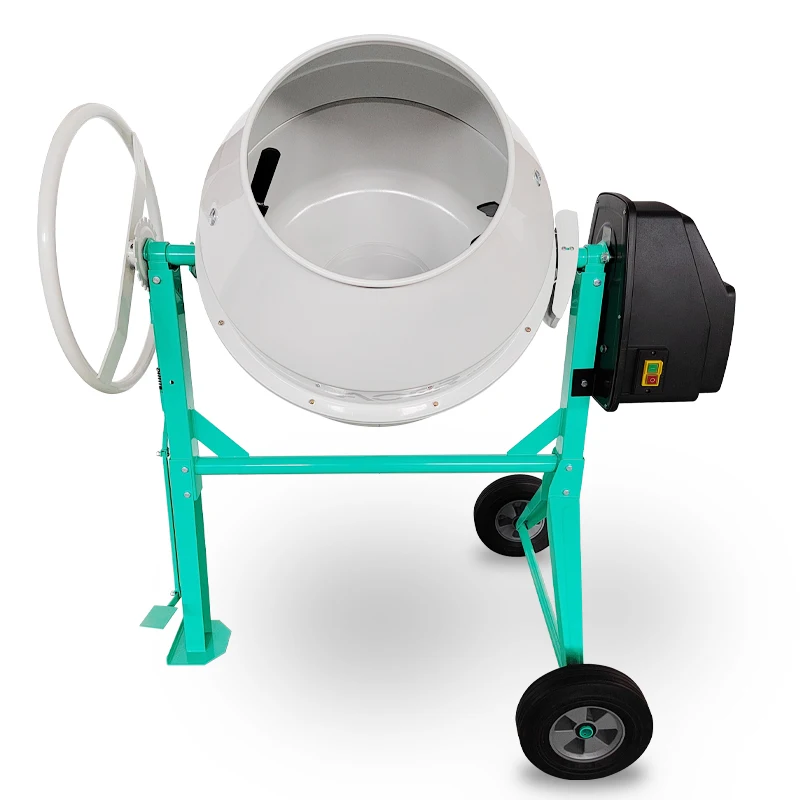 Megaim  850W  Small affordable  Electric  Concrete Cement  Mixer Machinery  200L For Building Material Shops