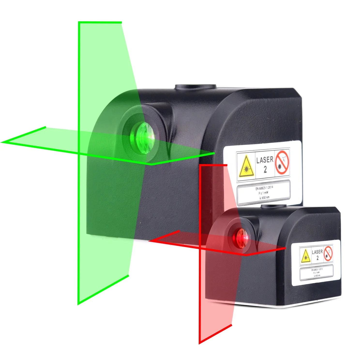 Mini 2 Cross lines Laser Levels Rechargeable Vertical & Horizontal Lasers With magnet adsorption Decoration and Decoration Tools