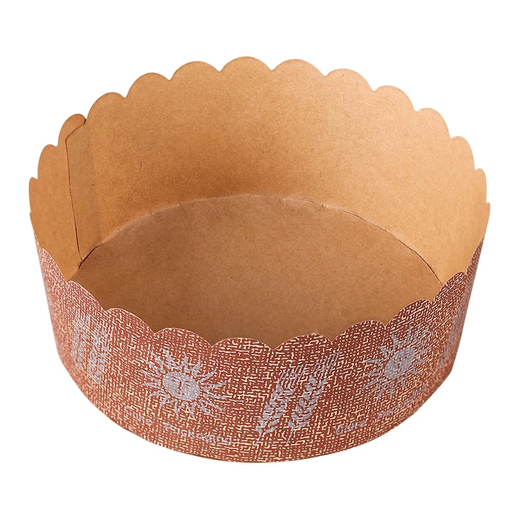 Round Paper Baking Cake Pan Disposable Baking Molds Safe Baking Paper Pie Boxs Perfect for Muffins or Mini Snacks