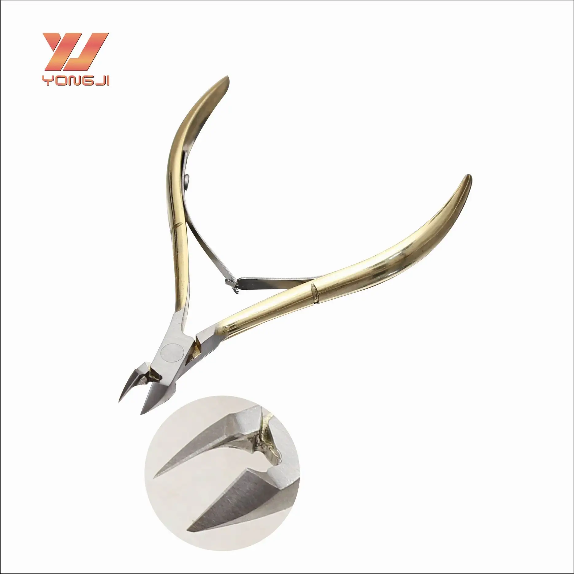 Chinese factory gold cuticle nipper kits beauty tool nail nipper cuticle clipper