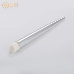 professional makeup blush brush top end silver angled powder brush brochas maquillajes new DIY beauty cosmetic tool