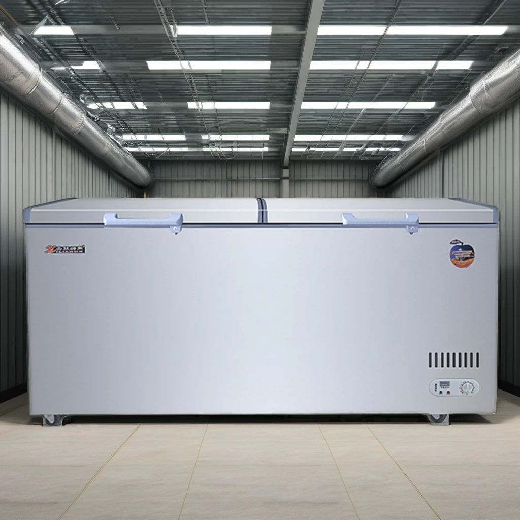 Branded Single-Temperature Commercial Freezer Unit Deep Freezer for Milk and Ice Cream Freezer