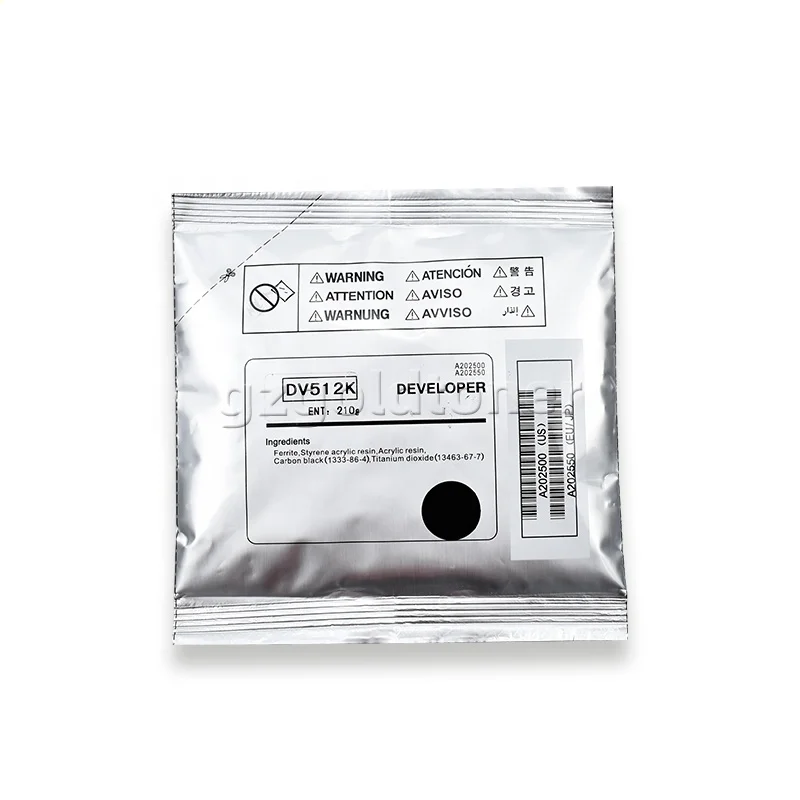Compatible DV512 Developer For Konica Minolta Bizhub C224 C284 C364 C454 C554 C221 C281 Developer Powder