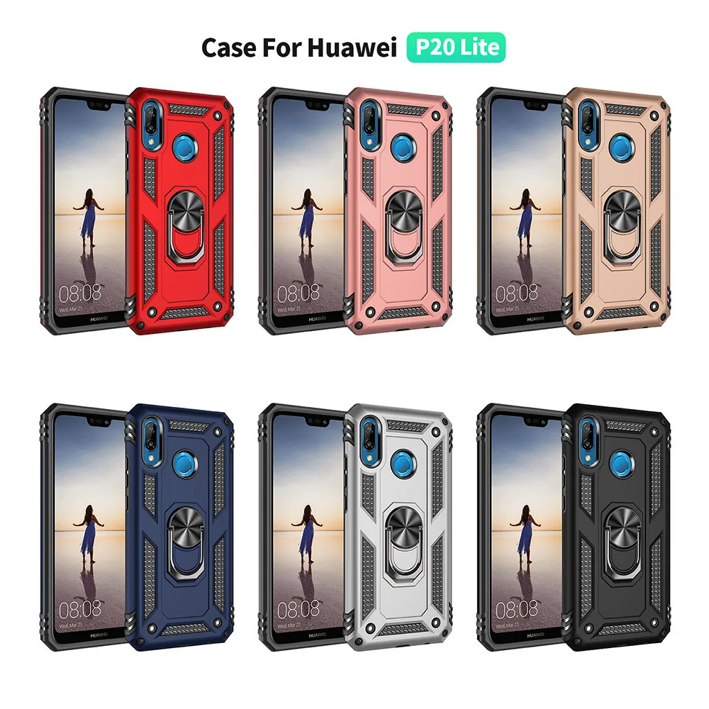 Hbrid Armor Back Cover Case For Huawei P20 Lite,Case For Huawei Nova 3E