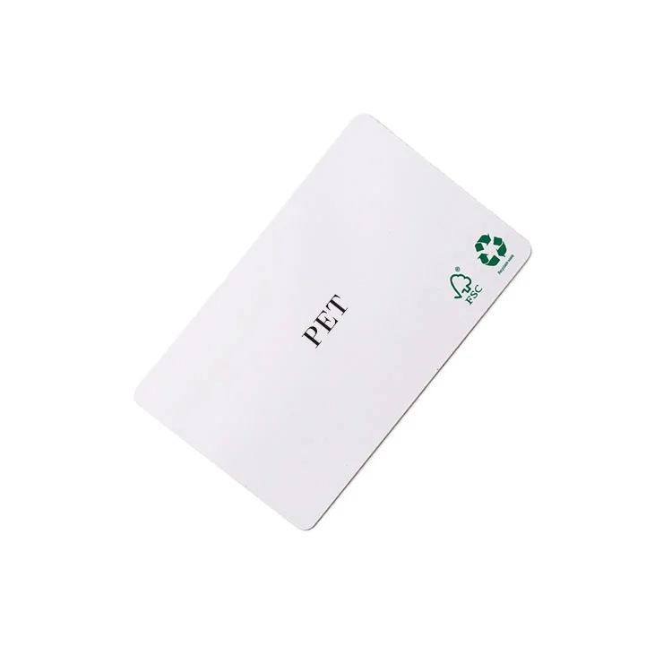 Eco-friendly recycled CR80 size  Biodegradable Plastic Printing PVC Card Bio Cards