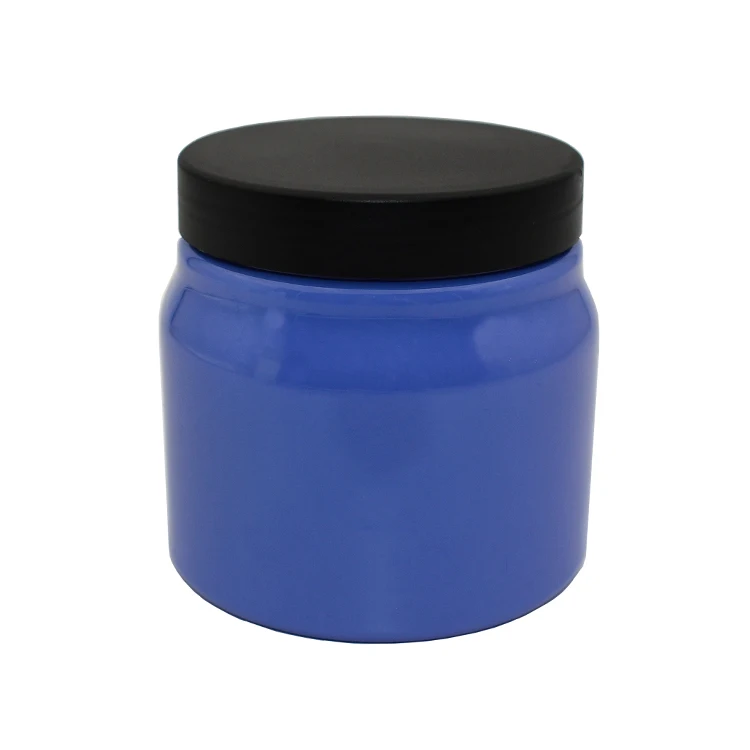 Customizable Color Food Grade 500ml Plastic PET kimchi powder bucket Containers Packaging Jar with Screw Lid Can add seal liner