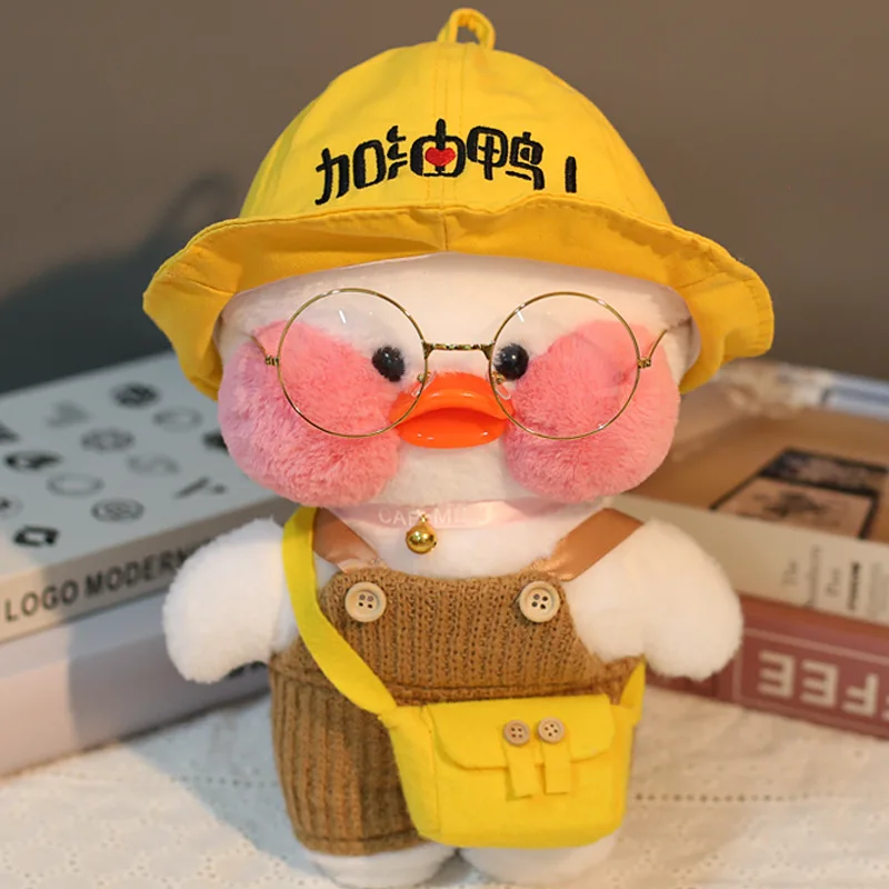 Mini Cute Plush Lalafanfan Duck Soft Doll Stuffed Toy Yellow Kawaii Lalafanfan Duck Soft Doll