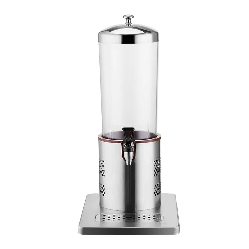 6-liter stainless steel electric heating beverage dispenser, juice, milk, tea, coffee dispenser, self-service beverage machine