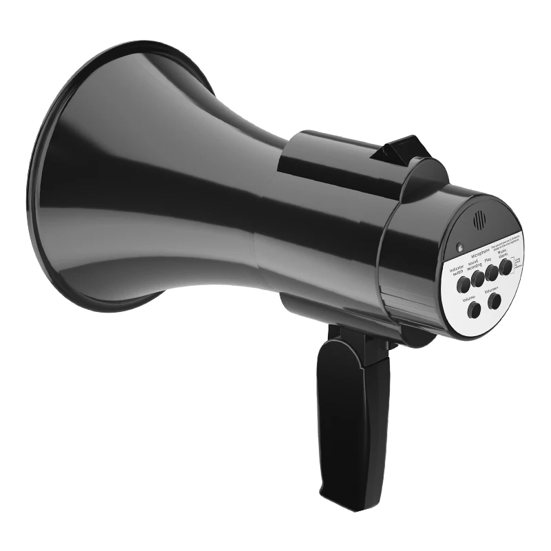 Custom Megaphone Portable Haut Parleurs Rechargeable Outdoor Loudspeaker Mini Plastic Megaphones