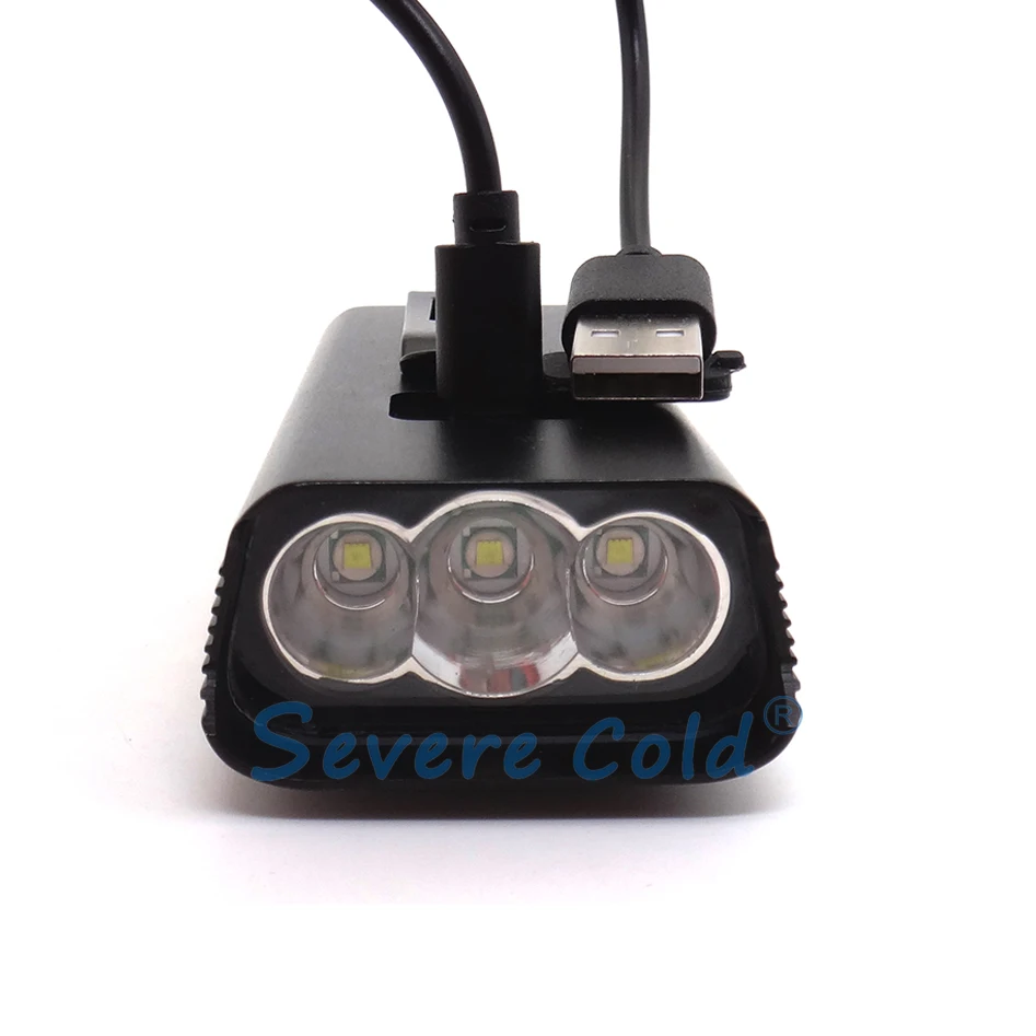 2022 New Bike Light USB Rechargeable 3600 Lumen Front Head Tail Bicycle Light LED Front Bicycle Lamp Set