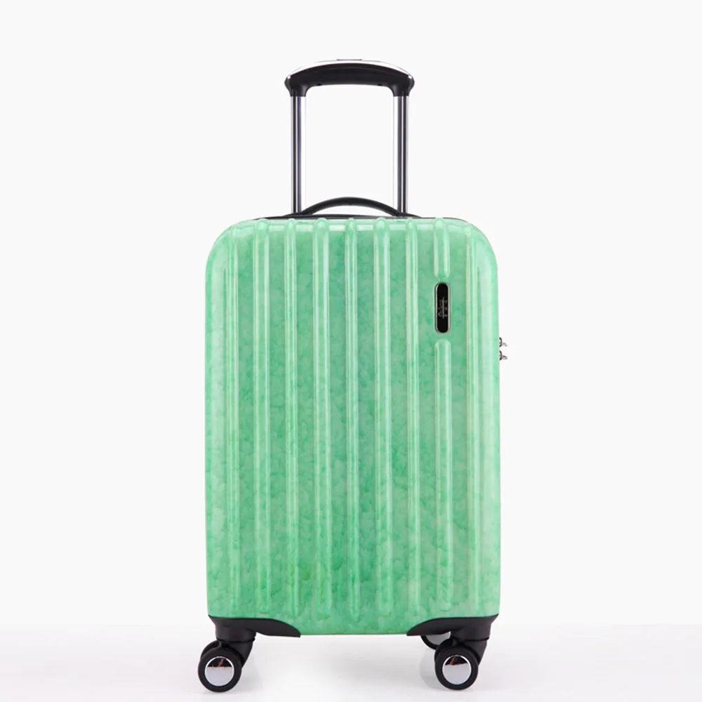 zipper Stone lines PC lock 4 Wheels travel hard shell equipaje para nios business trolley suitcase