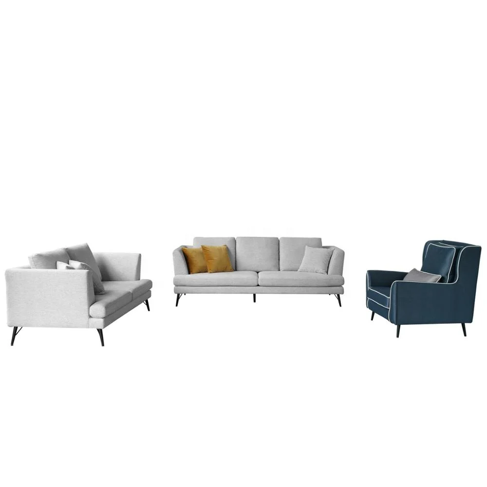 Современный стиль 3 2 1 модульная мебель для гостиной удобный деревянный диван набор угловой функции отель апартаменты спальни