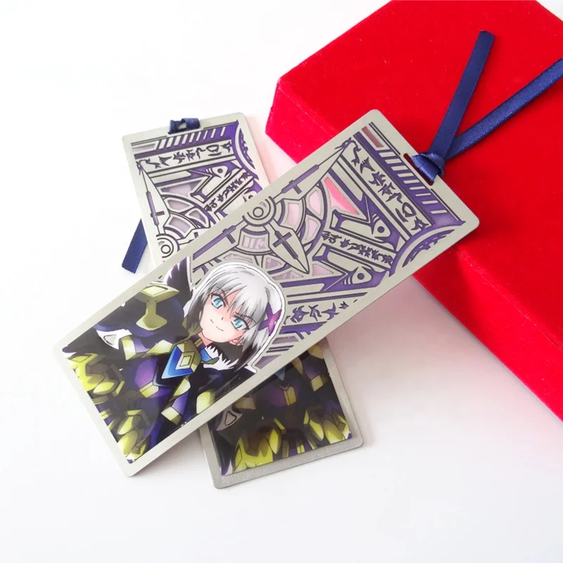Custom anime Cardcaptor Sakura bookmark color printed metal lenticular bookmarks
