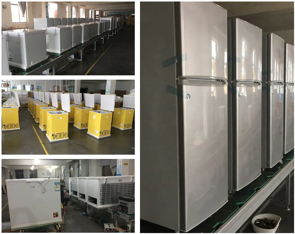 98L AC/DC Solar Powered Refrigerator with Battery and Solar Panel Combo