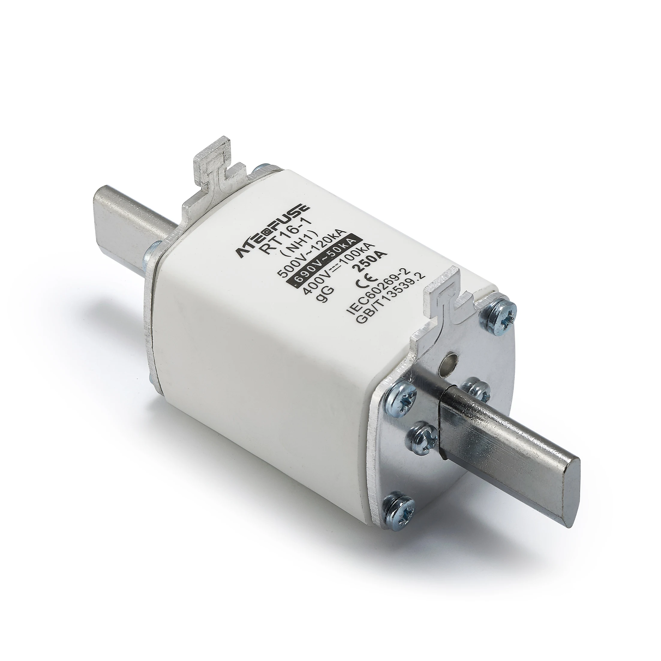 Low voltage ceramic porcelain NH type fuse