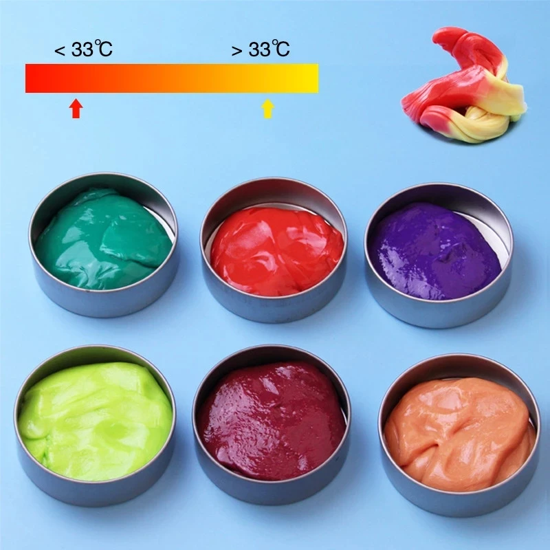 Bouncing Putty Temperature Sensor Color Changing Creative Toy